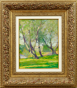 Синицкий Владимир Михайлович (1896-1986).
Весенний сад. 1934.