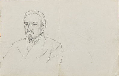 Юон Константин Федорович (1875-1958). Мужской портрет. 1910-е - 1920-е.