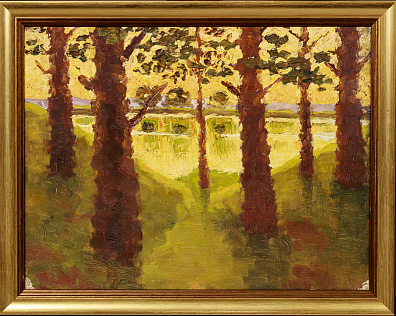 Фогель Борис Александрович (1872-1961). Озеро на закате. Первая четверть ХХ века.