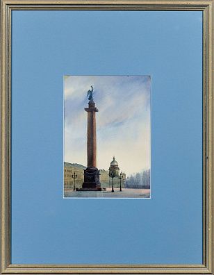 Неизвестный художник. Россия. Александровская колонна. 1990.
