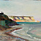 Зеленская Ирина Александровна (?).
Побережье. 1950-е.