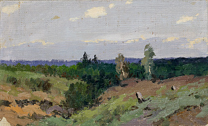 Морозов Н.Н.Овраг. 1950-е - 1960-е.