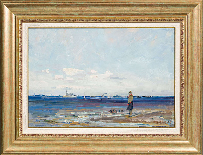 Кац Илья Львович (1908-1992).
На Неве. 1965.