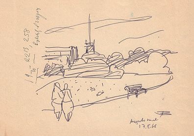 Антощенко-Оленев Валентин Иосифович (1900–1984).
Марсово поле. 1966.