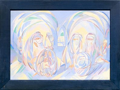 Москалева Елена Борисовна (р. 1957). Под сводами. 1987.
