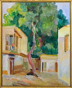 Аветов Михаил Никитич (Микаэл Мкртичевич) (1895-1972). Улочка летом. 1930-е - 1940-е.