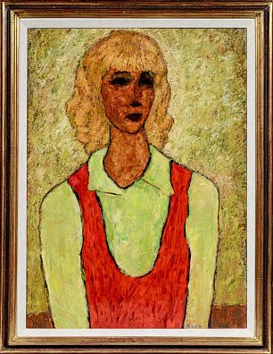 Юкин Владимир Яковлевич (1920-2000). 
Ольга. 1970.