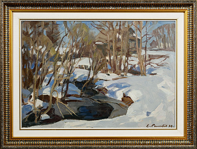 Самсонов Евгений Иванович (р.1926).
Зимний пейзаж. 1998.