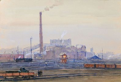 Дородницын Вениамин Павлович (1908-1984). Железнодорожные пути. 1960.