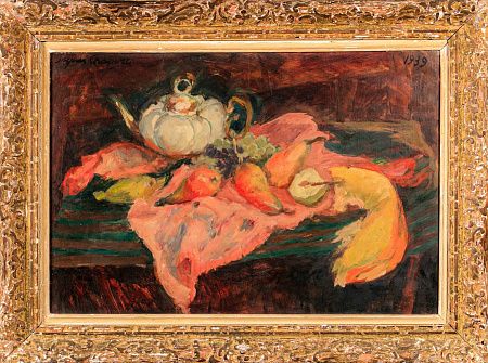 Шапиро Яков (Жак) Александрович (Jacques Chapiro) (1897-1972).Натюрморт с грушами. 1939.