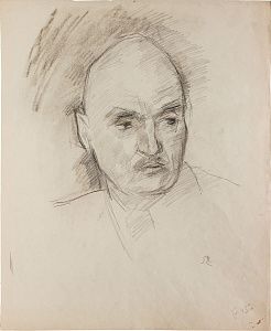 Фальк Роберт Рафаилович (1886-1958). Портрет М.С.Балашова. Потомка Чингиз-хана.1940-е - 1950-е.