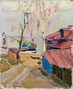 Переверзев Павел Максимович (р.1927).
Пейзаж. 1964.