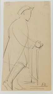 Дейнеко Ольга Константиновна (1897-1970).
Рабочий. 1920-е.