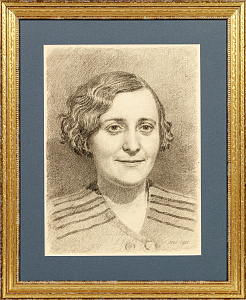 Мальцев Петр Тарасович (1907-1993). Портрет жены художника. 1938.