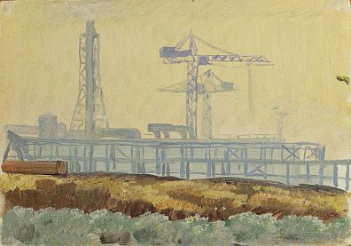 Самсонов Евгений Иванович (р. 1926). Стройка. 1956.