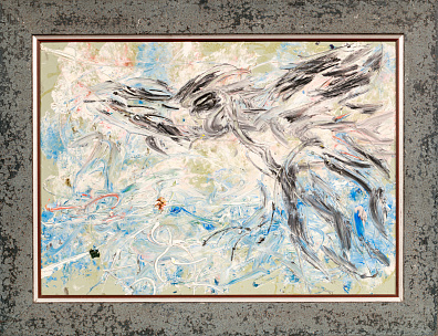 Казарин Виктор Семенович (р.1948). 
Грачи зимой. 1987.