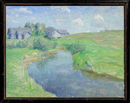 Бялыницкий-Бируля Витольд Каэтанович (1872-1957). Летняя речка. Конец 1920-х.