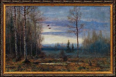 Муравьев Владимир Леонидович (1861-1940).
Осеннее утро. Начало ХХ века.
