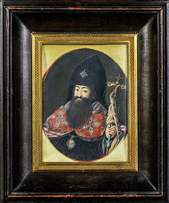 Неизвестный художник. Армения (?) Грузия (?). Портрет Иосифа, архиепископа армянского (князя Аргутинского-Долгорукого). Начало 1840-х.