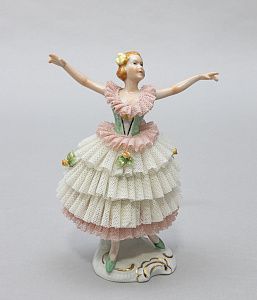 Статуэтка "Маленькая балерина". Германия, 1950-70 годы.