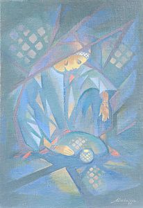 Москалева Елена Борисовна (р. 1957). Уединение. 1987.