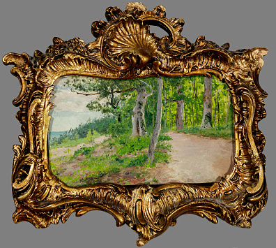 Киселев Александр Александрович (1838-1911). 
Солнечный летний день на берегу озера. 1905.