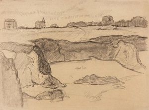 Якимченко Александр Георгиевич (1878-1929). Маленькая бухта. Набросок. 1913.