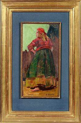 Бычков Вячеслав Павлович (1877-1954). Цыганка. 1910-е.
