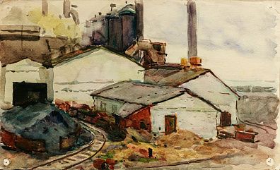 Самсонов Евгений Иванович (р. 1926). Промзона. 1956.