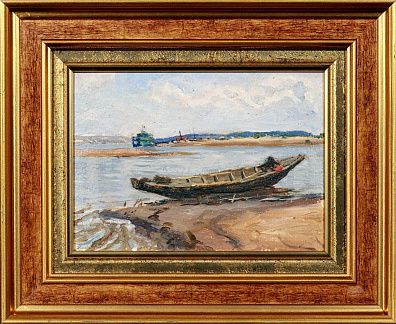 Дмитриевский Виктор Константинович (1923-2006).
Волга. Жаркий день. 1954.