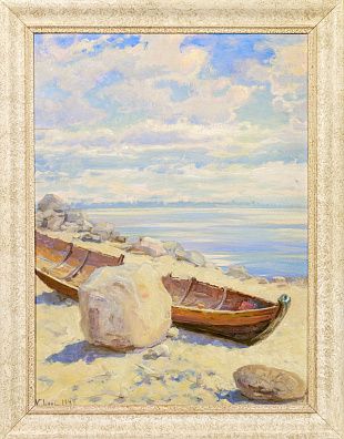 Леви Василий (Вильгельм) Филиппович (1878-1954). Летний день. На побережье. 1942.