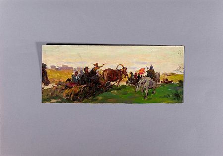 Назаров Константин Борисович (1933-1981).
С ярмарки. 1952.