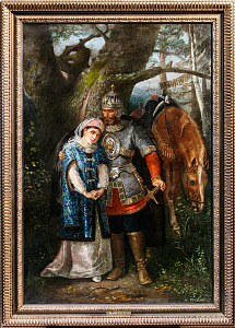 Транковский Алексей Иванович (1847 - около 1914).
"Расставание с Ермаком". Конец XIX  - начало ХХ века.
