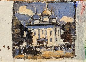 Аллендорф Марина Александровна (1915-1994).
Четыре эскиза. Вторая половина ХХ века.