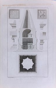 Пьер-Николя Рансоннетт (Pierre-Nicolas Ransonnette) (1745–1810). Кенотаф Гая Цезаря. Около 1799.
