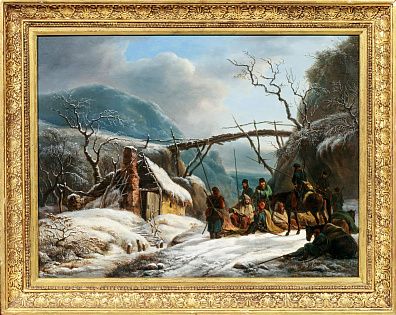 Анри ван Аш (Henri van Assche) (1774-1841).
Бивак русских войск. 1814.