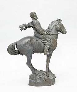 Скульптура "Казак с Дону (Степан Разин)". Россия, автор - К.Р. Чернявский, форма - 1984 г., отливка - 2024 г.