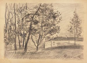 Якимченко Александр Георгиевич (1878-1929). Рязань. Окраина. 1924.