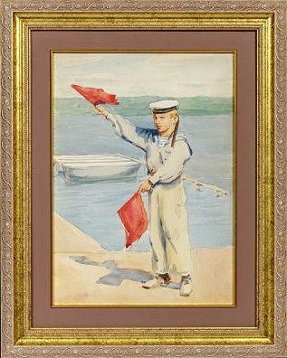 Боим Соломон Самсонович (1899-1976). Сигнальщик. 1950-е.