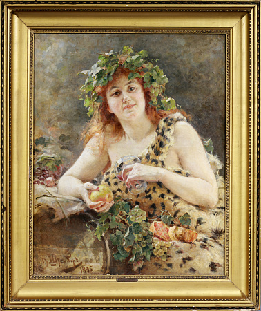 Штембер (Штемберг) Виктор Карлович (1863-1921) ."Вакханка". 1895.