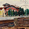 Борисенков Василий Павлович (р.1924).Станция Стрельна. 1956.