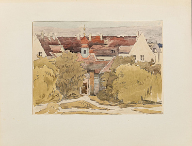 Маторин Михаил Владимирович (1901-1976). 
Братислава. 1945.